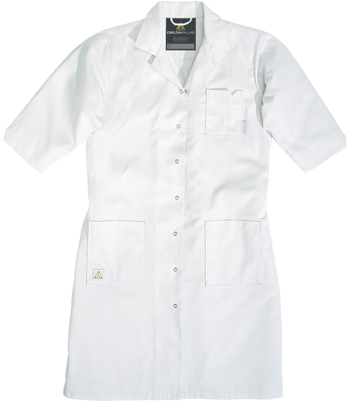 Camice donna Medicale - manica 3/4 - Colore Bianco